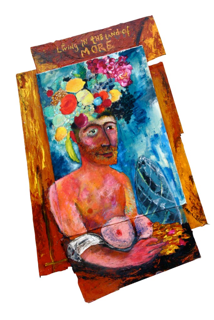 Living in the land of more wanting more all the time, 2012, 140x94cm, oil on canvas