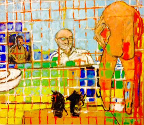 Painting for Lee Miller, 2015, 70x60cm, oil on linen