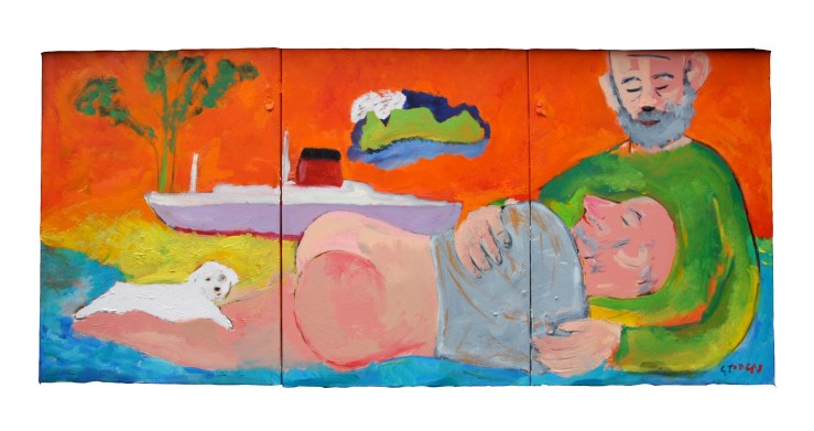 Union Castle, 2013, 117x22cm, oil on canvas